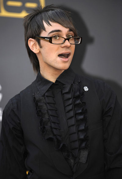 Fashion designer Christian Siriano arrives at the 2008 American Music Awards