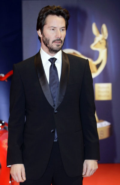 Keanu Reeves poses during the 60th Bambi media awards ceremony