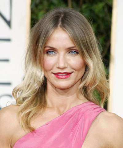 Cameron Diaz arrives at the 66th annual Golden Globe awards