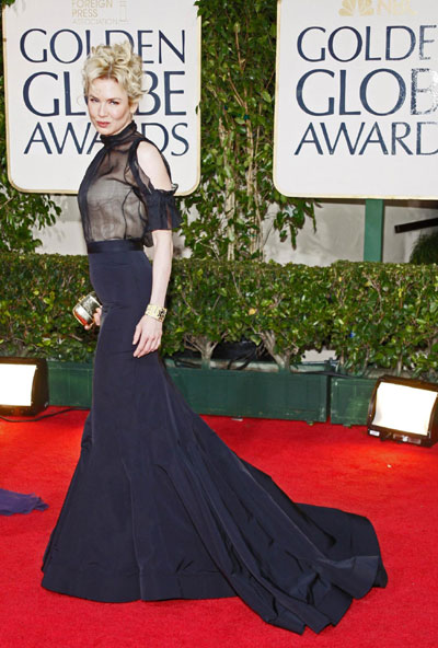 Renee Zellweger arrives at the 66th annual Golden Globe awards