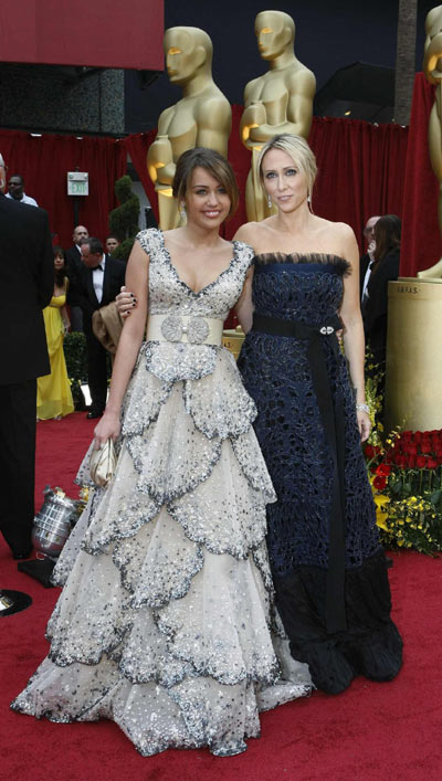 Singer Miley Cyrus arrives at 81st Academy Awards in Hollywood