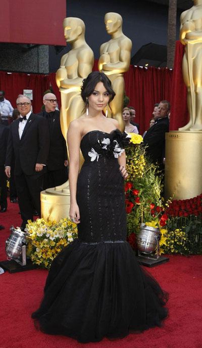 Actress Vanessa Hudgens arrives at 81st Academy Awards in Hollywood