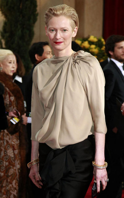 Tilda Swinton arrives at 81st Academy Awards in Hollywood