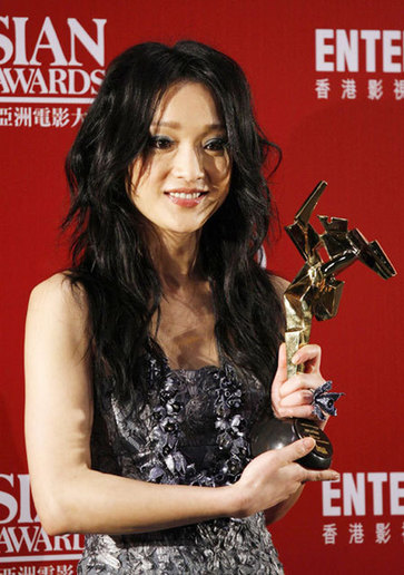 Award-winning actors at the Asian Film Awar