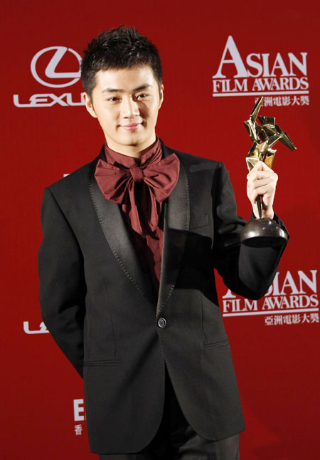 Award-winning actors at the Asian Film Awar