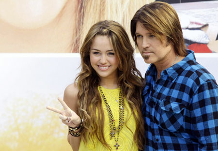 Miley Cyrus promotes her film 