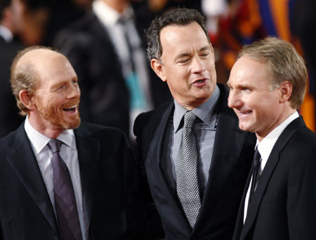 Tom Hanks and Ayelet Zurer at premiere of 