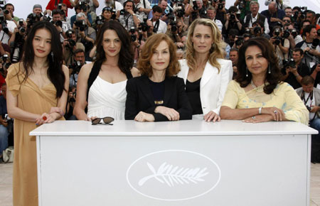 Jury member Asia Argento at opening ceremony of the 62nd Cannes Film Festival