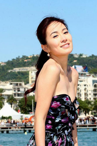 Michelle Ye enjoys Cannes