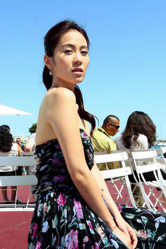 Michelle Ye enjoys Cannes