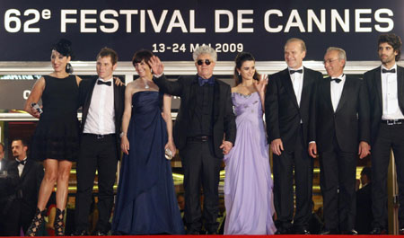 Cast member Cruz arrives on the red carpet for the screening of film at Cannes