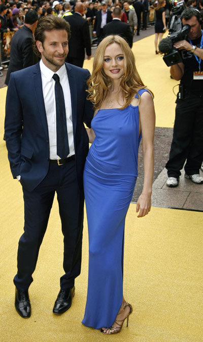 Heather Graham and Bradley Cooper at UK premiere of 