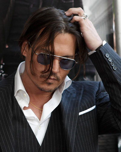 Johnny Depp,Marion Cotillard arrive for 