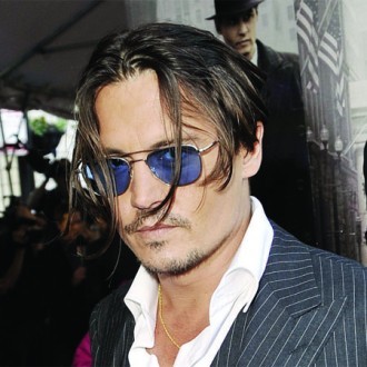 Johnny Depp's red wine relaxation