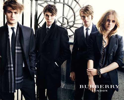 Emma Watson modeled for Burberry campaign