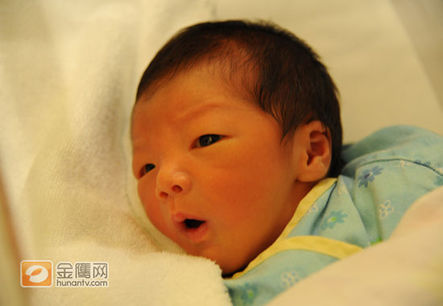 First online photos of Kelly Chen's baby boy