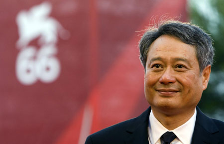 Director Ang Lee arrives for the screening of the film 'Baaria' at Venice Film Festival