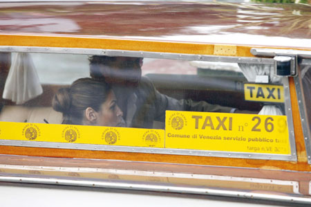 Eva Mendes arrives for a photocall at the Venice Film Festival