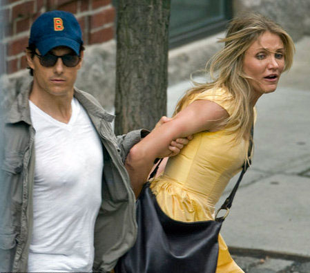 Tom Cruise and Cameron Diaz filming 'Wichita' in Boston