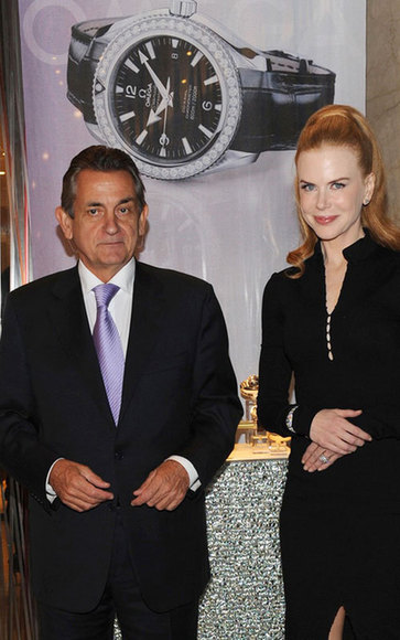 Nicole Kidman visits the Omega flagship boutique in NY