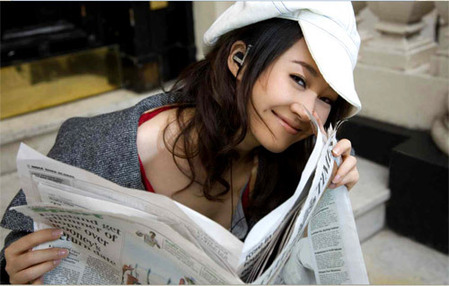 Actress Xu Qing's photoshoots in Paris, London