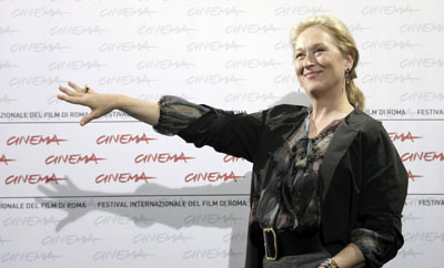 Meryl Streep and other celebs at Rome film festival