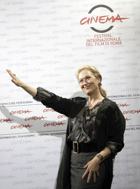 Meryl Streep and other celebs at Rome film festival