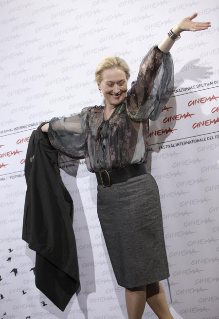 Meryl Streep and other celebs at Rome film festival