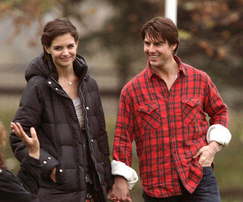 Tom Cruise, Katie Holmes took a walk in Park
