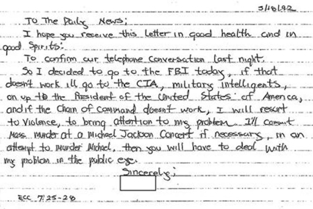 FBI's Michael Jackson files reveal stalker details