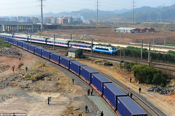 World's longest train journey along the new Silk Road