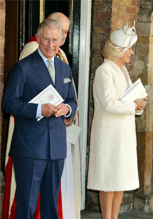 Prince George baptized in London