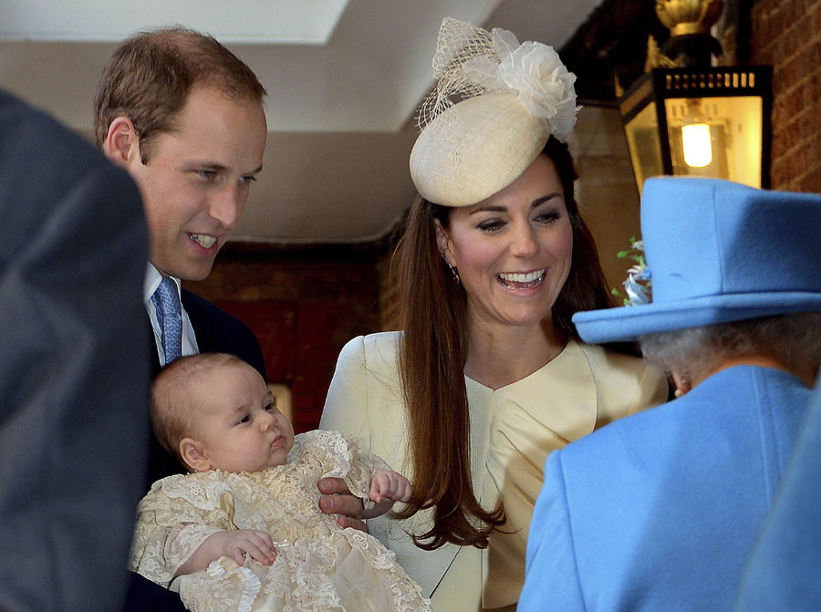 Prince George baptized in London