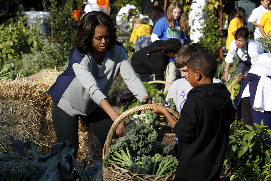 Fall harvest in White House Kitchen Garden