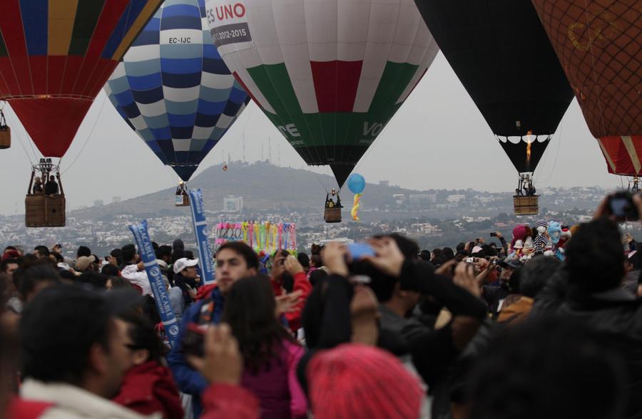 Hot-Air Balloon Festival in Leon, Mexico