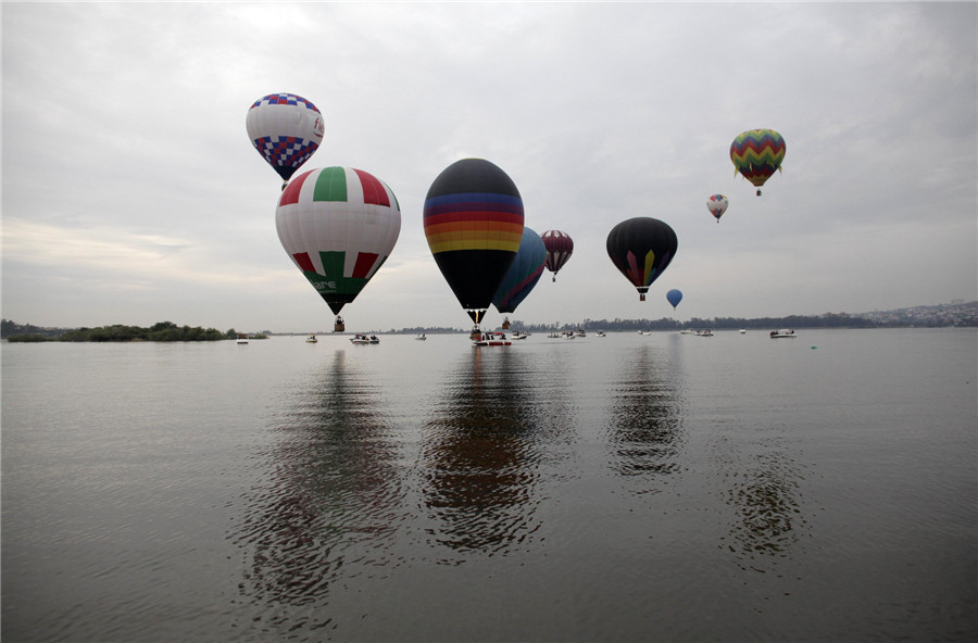 Hot-Air Balloon Festival in Leon, Mexico