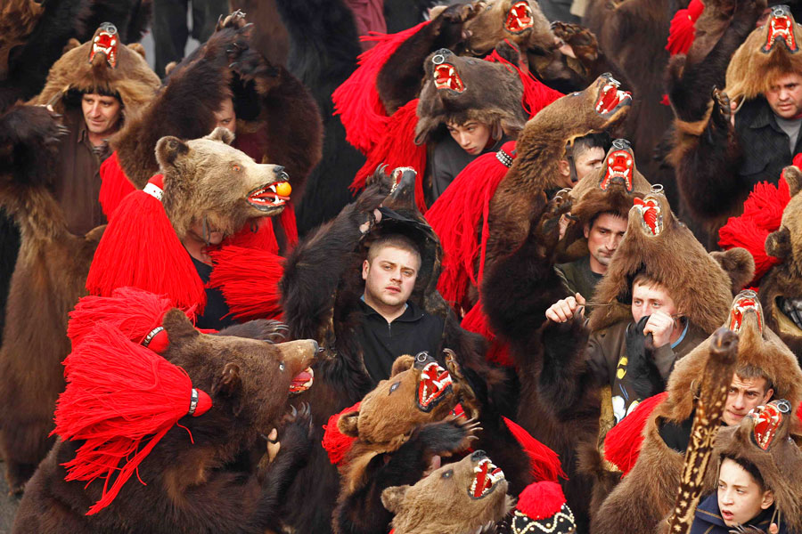 'Bear' dance beckons good luck