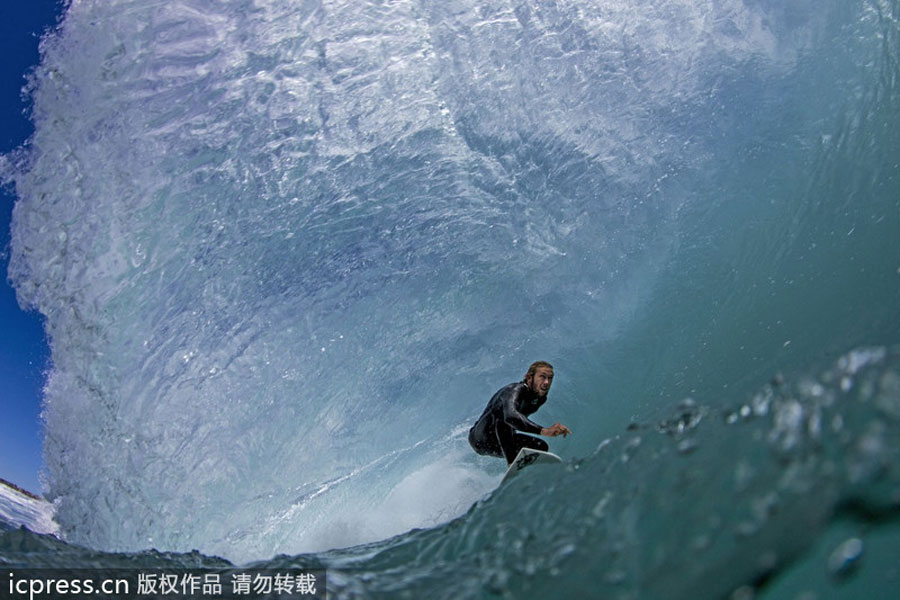 Riding the waves down under