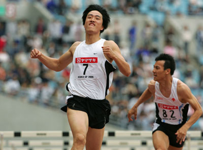 Liu Xiang wins at Osaka, makes perfect 2006 debut