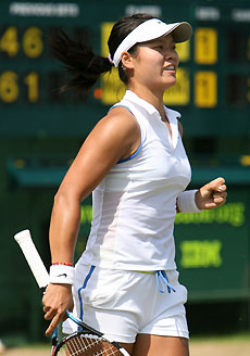 Li makes tennis history at Wimbledon