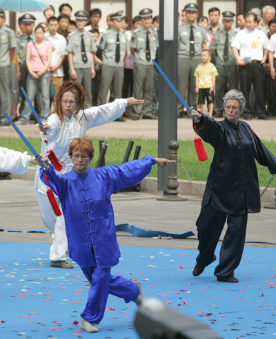 Dancing for Beijing Olympics