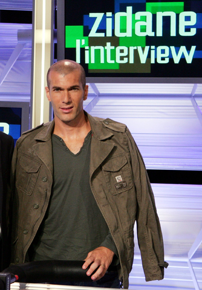 Zidane accepts TV interview on head-butt event
