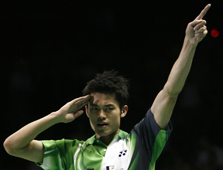 Lin Dan wins badminton world title