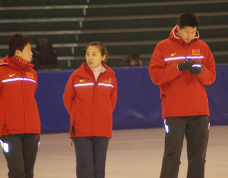 Chinese short-track team debuts at Changchun