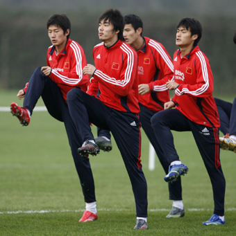 China deny unhappy training at Chelsea