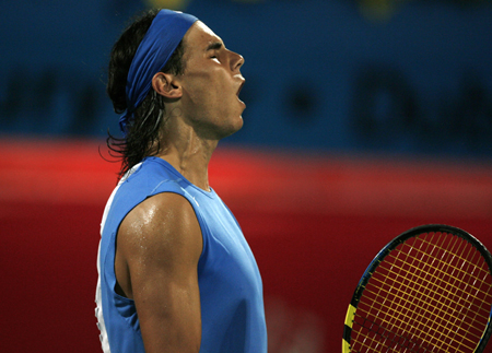 Nadal at Dubai Open