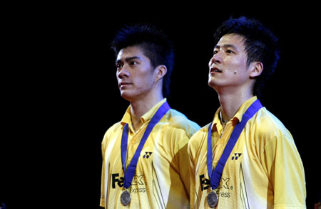 China drops only men's doubles title at All England