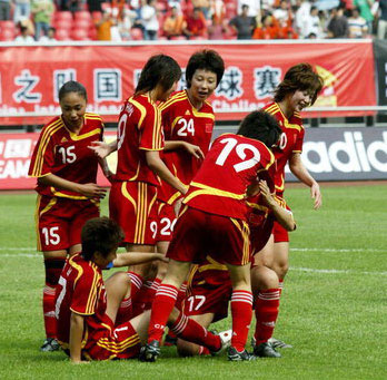 China beat S.Korea 5-2 in women's soccer friendly