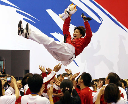 Olympic champion Chen finally wins at taekwondo worlds