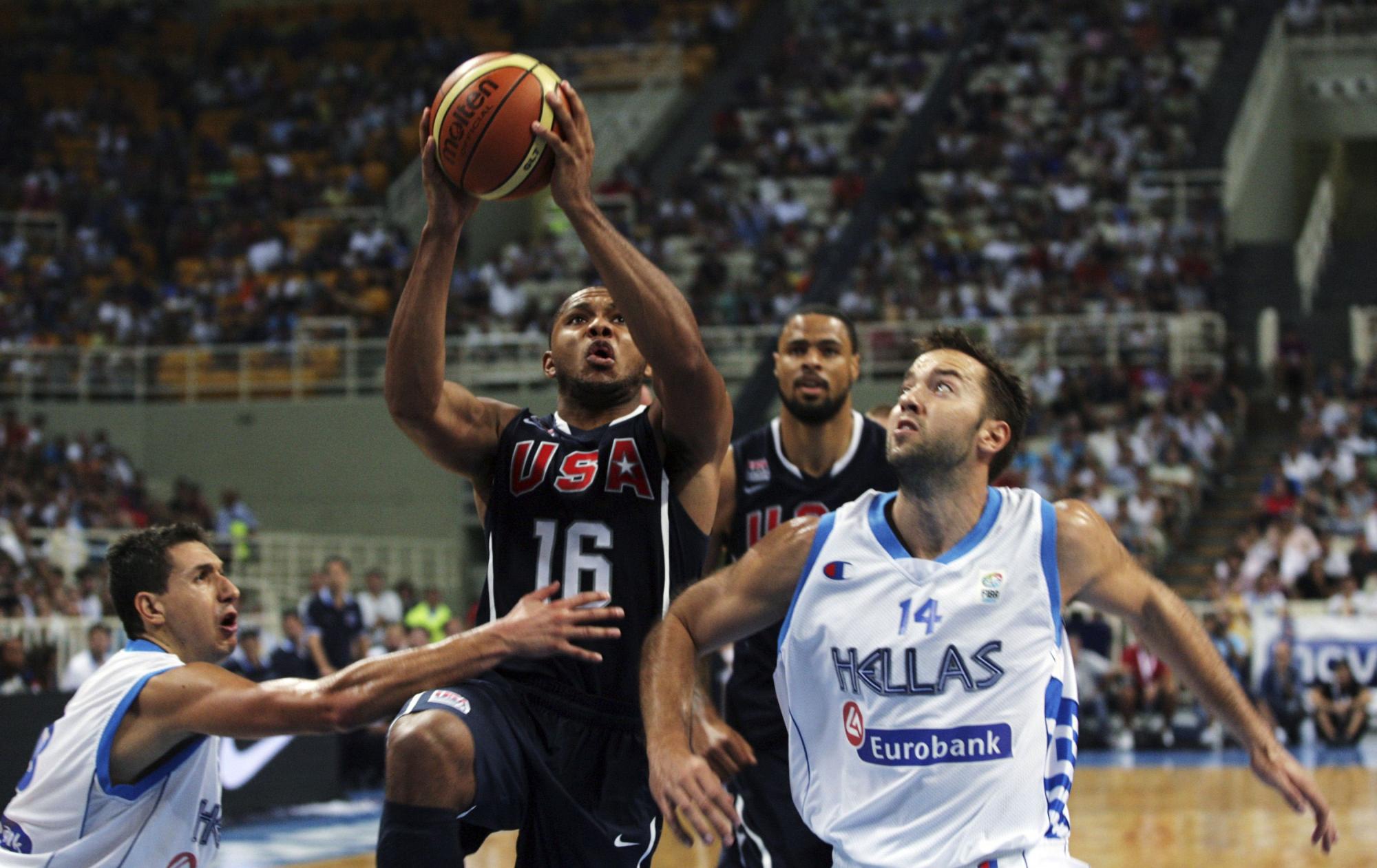 US vs Greece basketball friendly